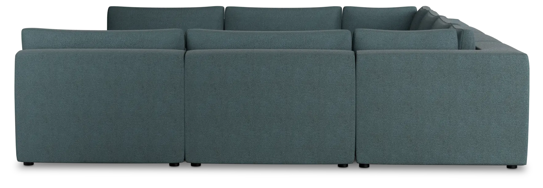 Destin Sutton Blue Fabric 8-piece Modular Sectional Destin Sutton Blue Fabric 8-piece Modular Sectional