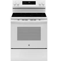 Ge 600 Series White 30" Electric Range