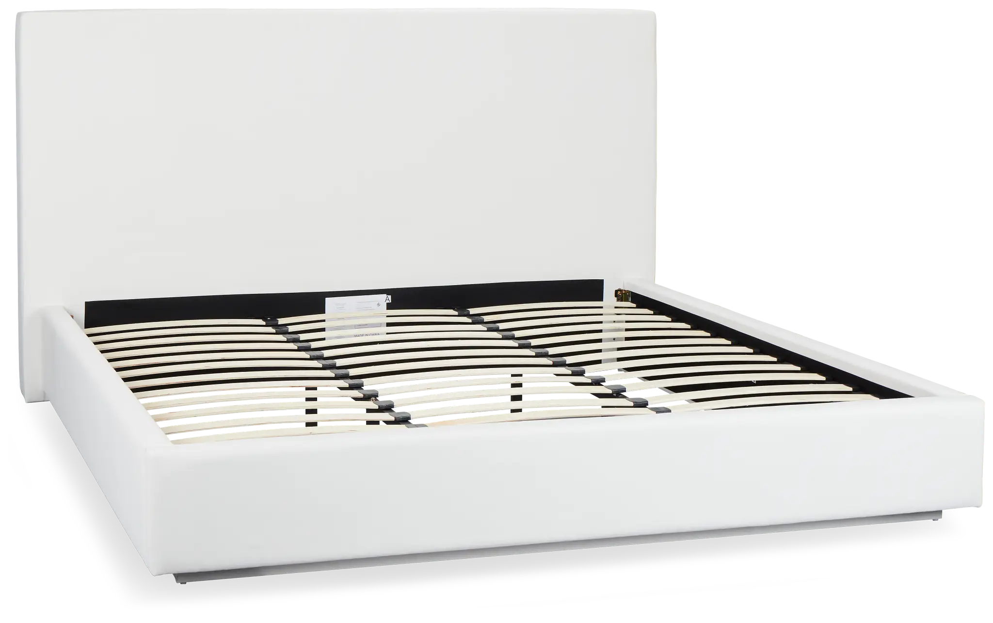 Haven White Uph Platform Bed Haven White Uph Platform Bed