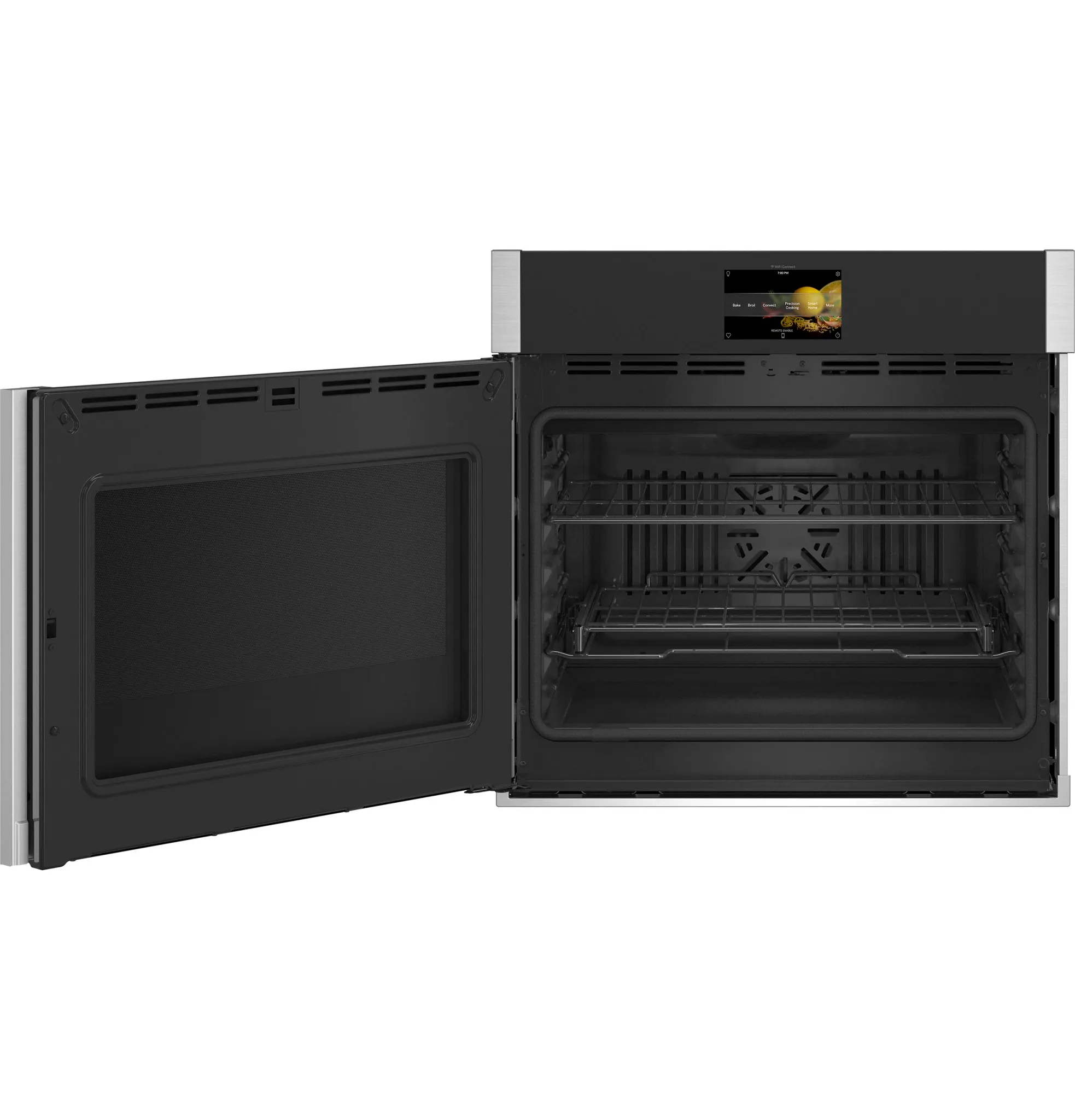 Ge Profile 700 Series Stainless Steel Lt Hinge Single Electric Oven