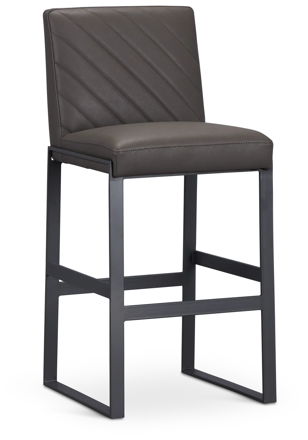 Harlem Dark Gray 30" Upholstered Barstool