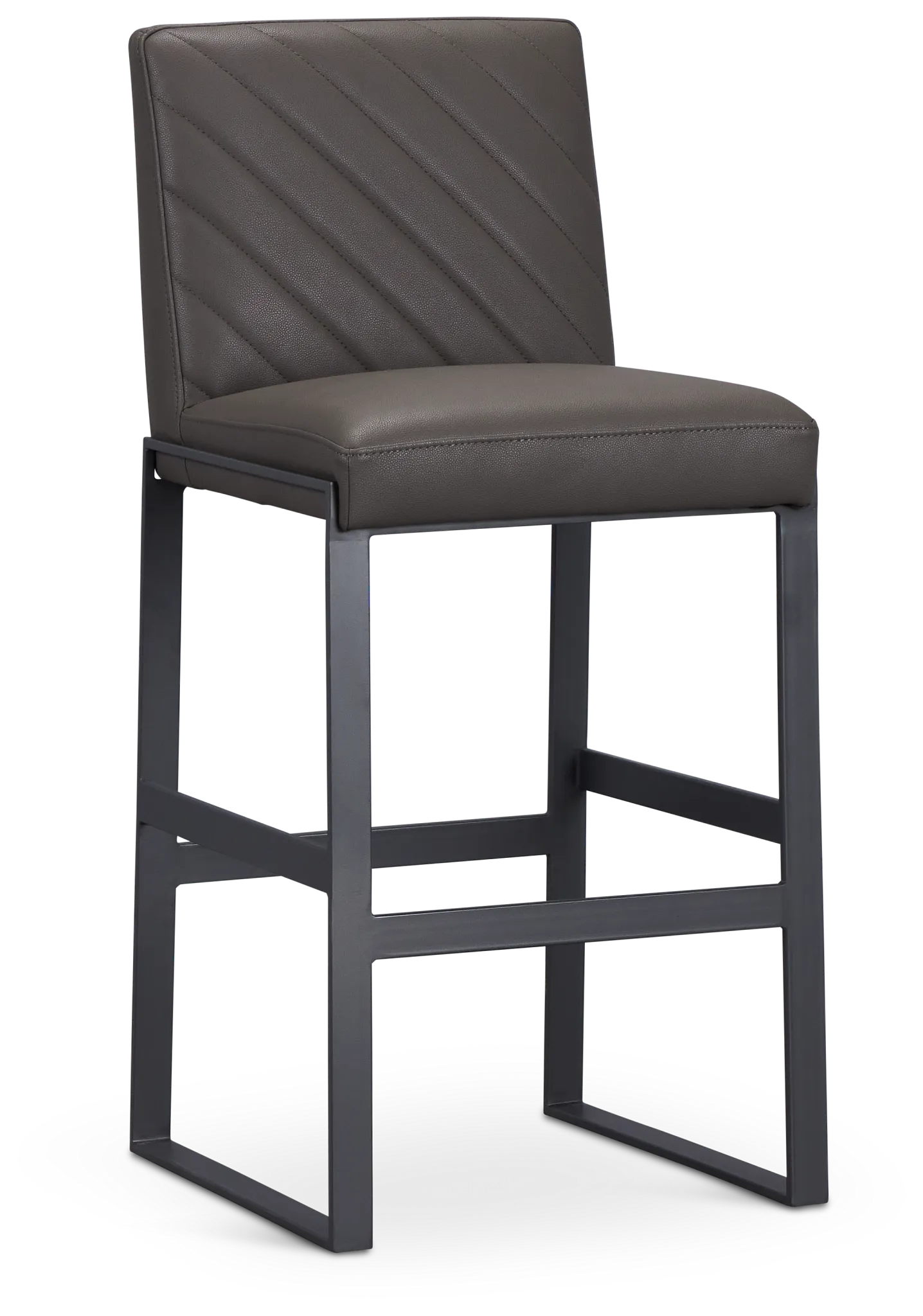 Harlem Dark Gray 30" Upholstered Barstool