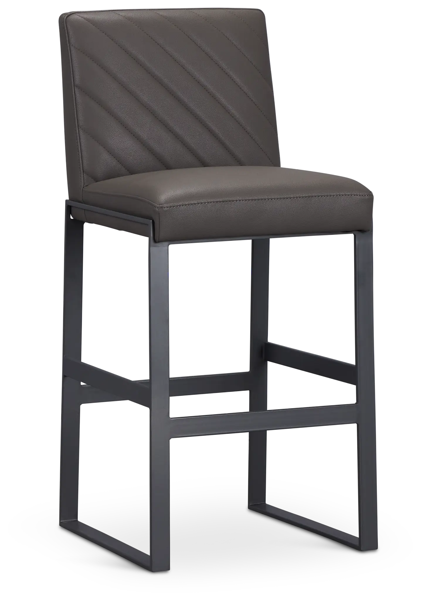 Harlem Dark Gray 30" Upholstered Barstool Harlem Dark Gray 30" Upholstered Barstool