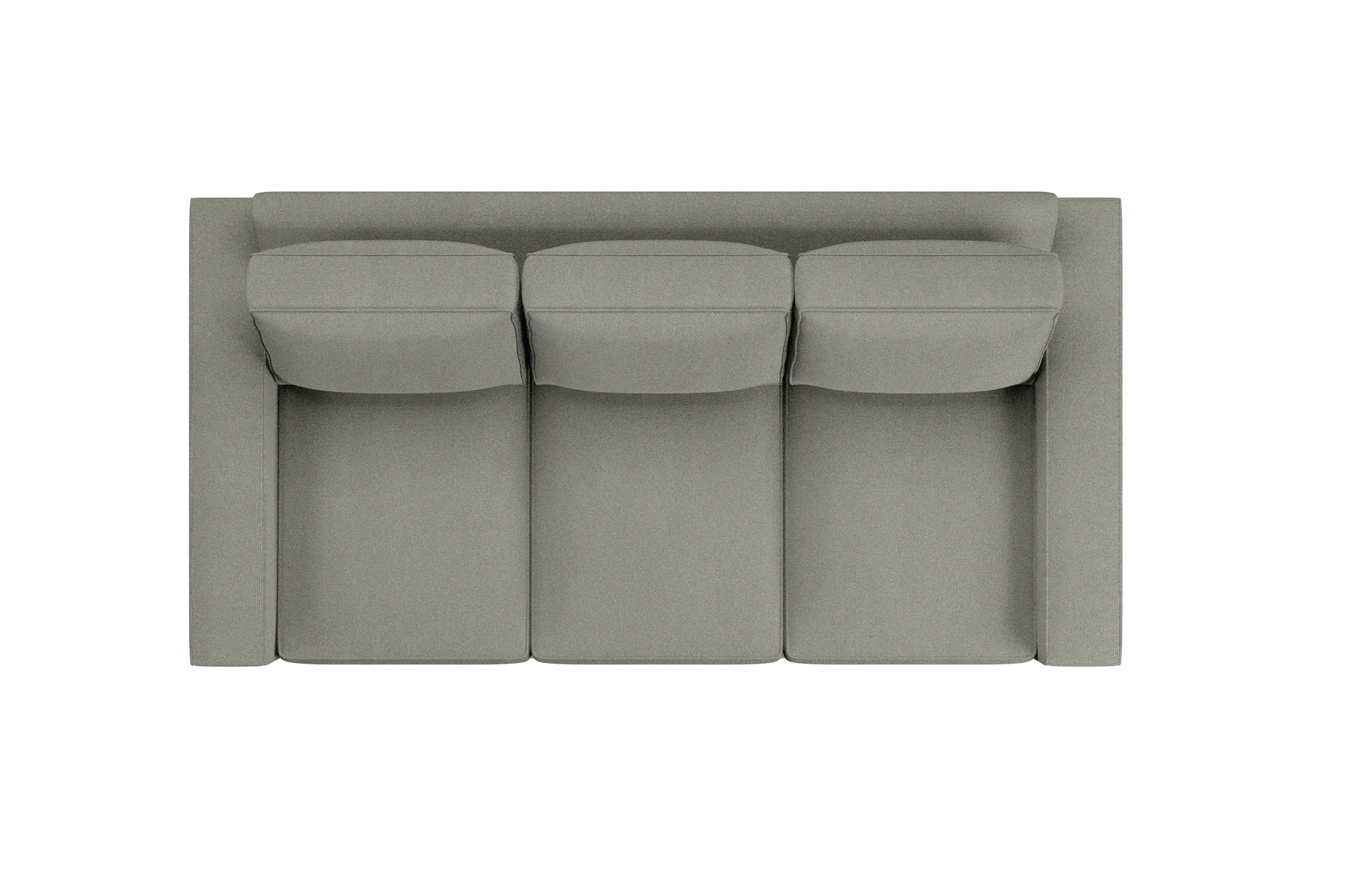 Edgewater Delray Pewter 84" Sofa W/ 3 Cushions