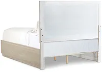Boca Grande Two-tone Uph Platform Bed