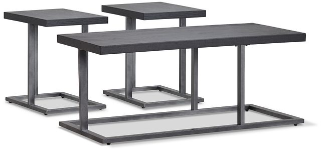 Malcolm Black 3 Pack Tables