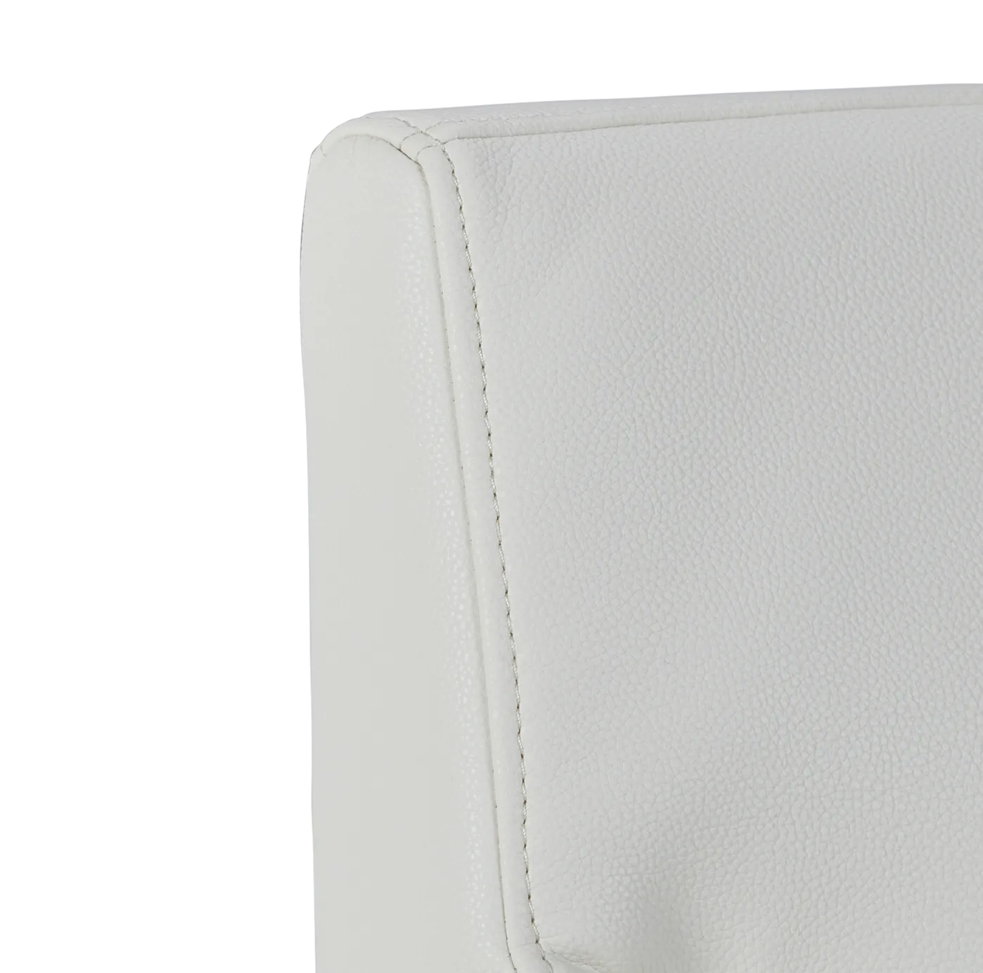 Miami White Micro Upholstered Arm Chair