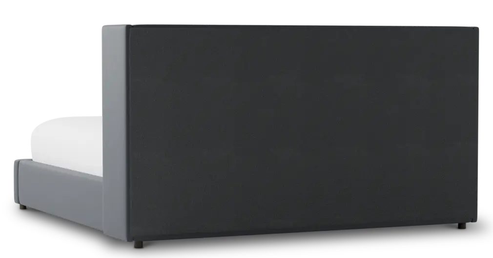 Captiva Joya Gray 48" Upholstered Shelter Bed Captiva Joya Gray 48" Upholstered Shelter Bed