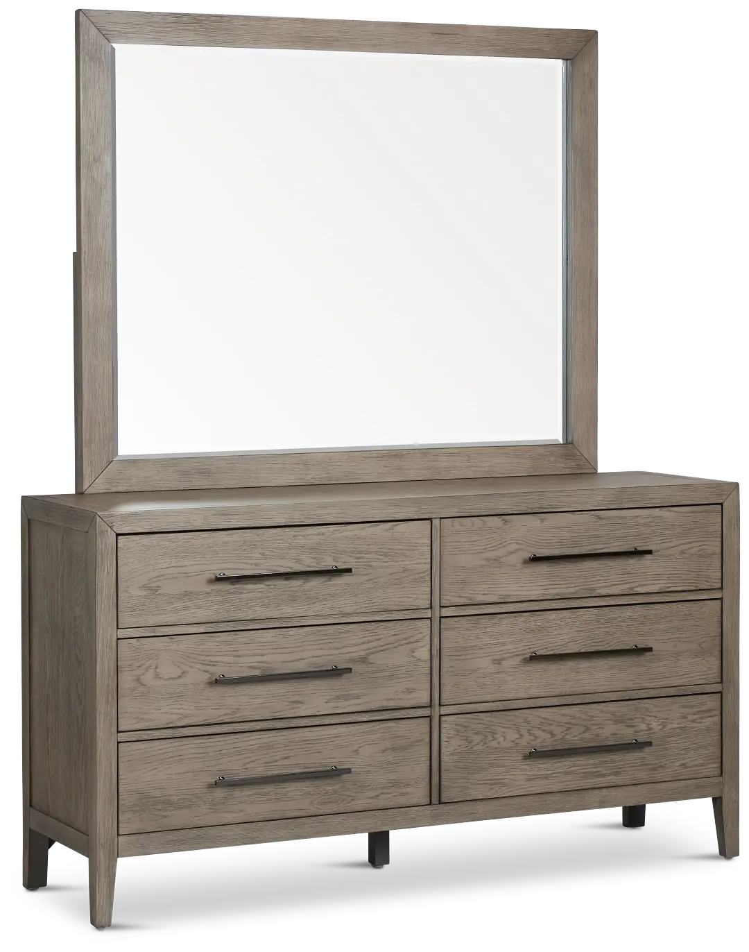 Alden Gray Dresser & Mirror Alden Gray Dresser & Mirror