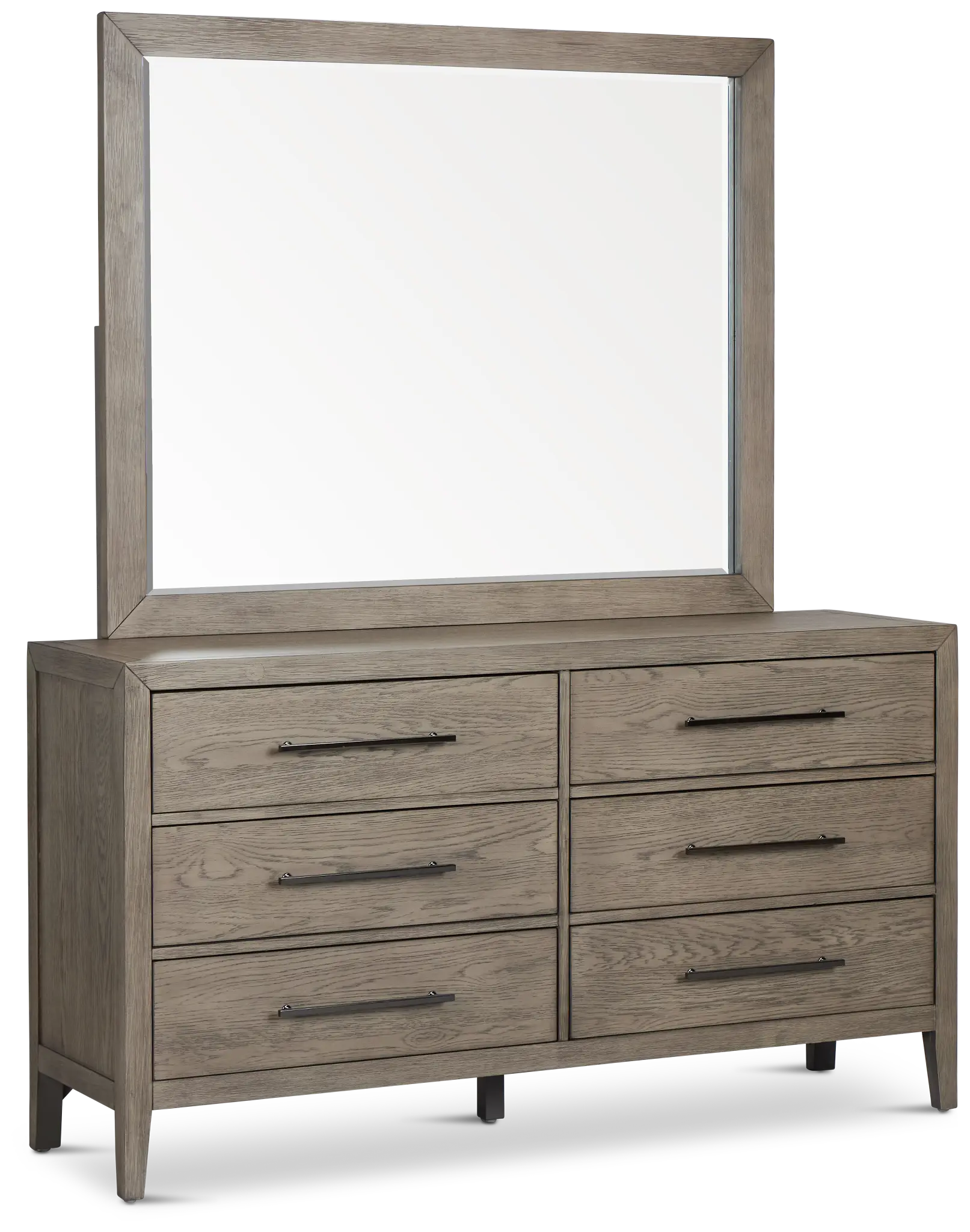 Alden Gray Dresser & Mirror Alden Gray Dresser & Mirror
