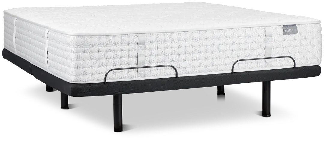 Aireloom Timeless Odyssey Streamline Firm Deluxe Adjustable Mattress Set