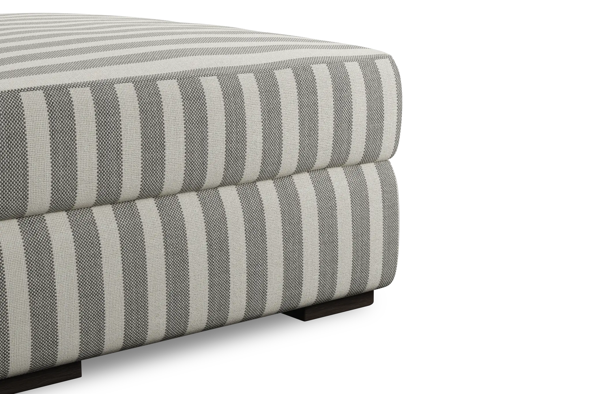 Edgewater Sea Lane Dark Gray Ottoman Edgewater Sea Lane Dark Gray Ottoman
