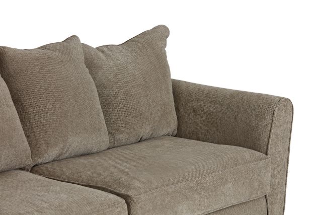 Myra Beige Fabric Sofa
