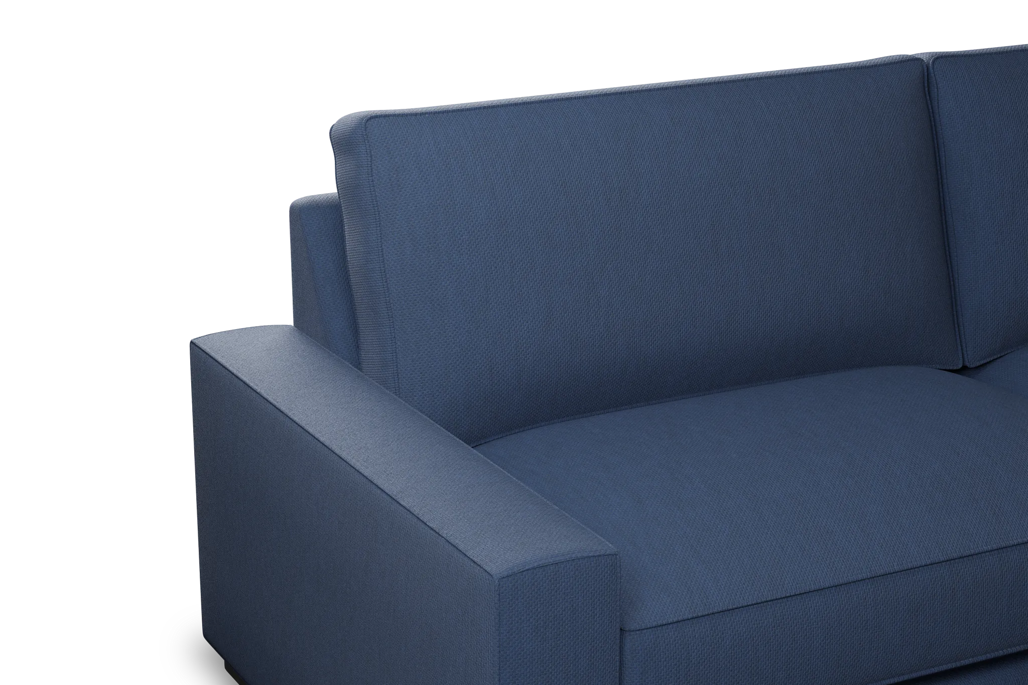 Edgewater Revenue Dark Blue 96" Sofa W/ 2 Cushions