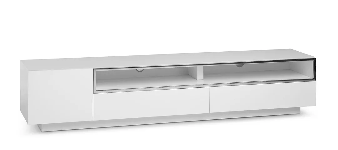 Vancouver White 86" Tv Stand