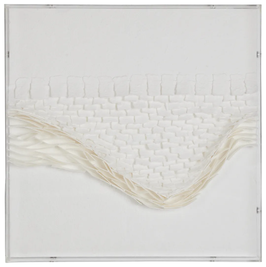 Asher Beige Shadow Box Framed Wall Art