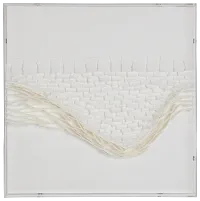 Asher Beige Shadow Box Framed Wall Art