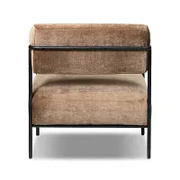 Four Hands Zoro Brown Velvet Accent Chair