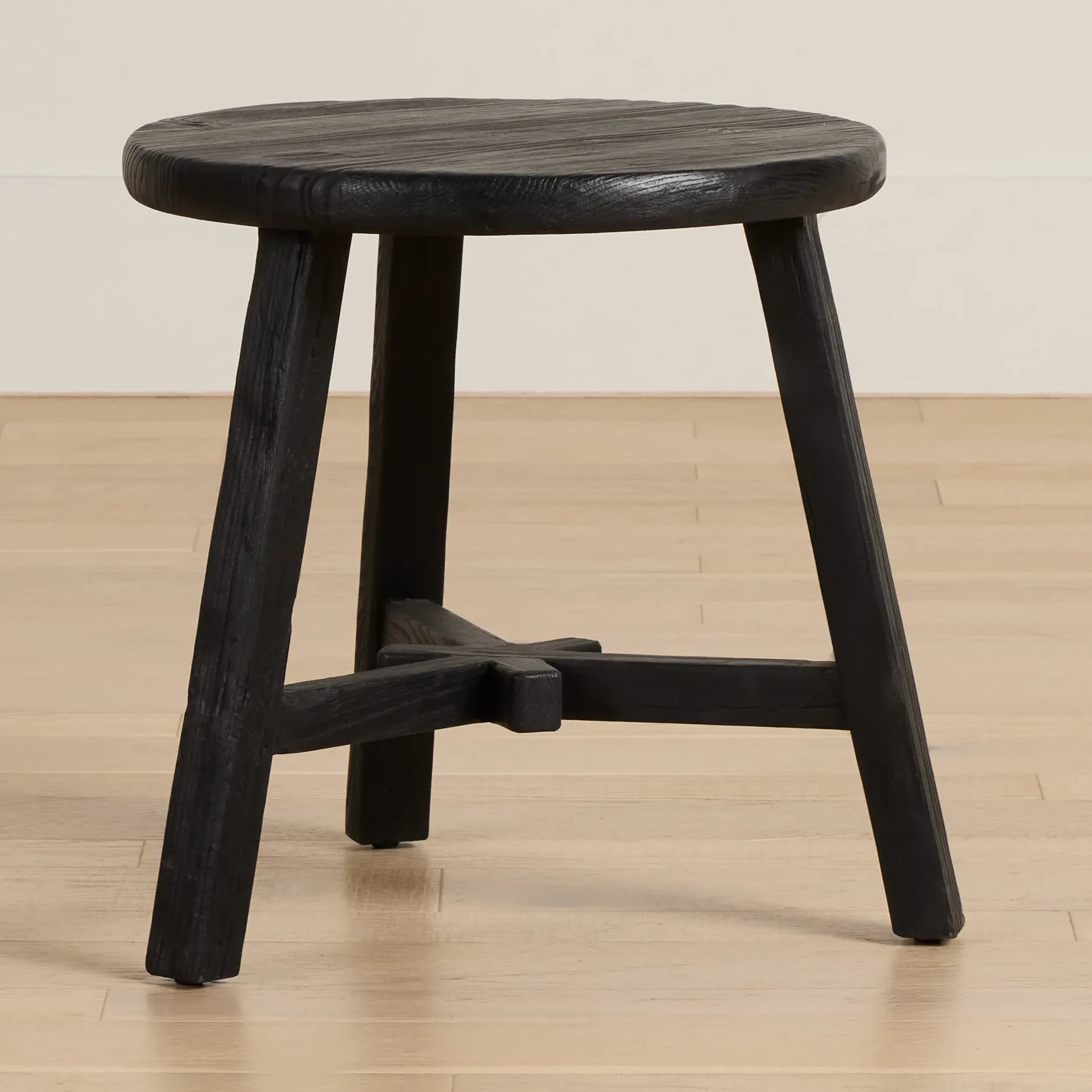 Ronan Black Round End Table