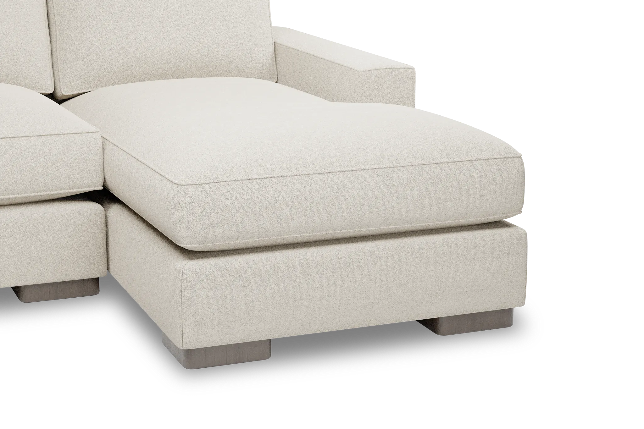 Edgewater Elite Ivory Large Right Chaise Sectional