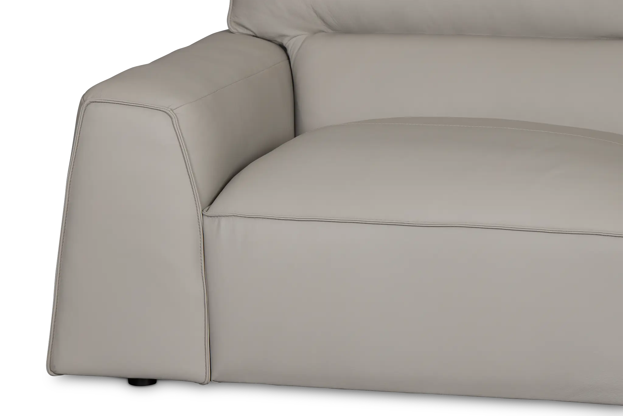 Blanca Gray Leather 6-piece Modular Sectional Blanca Gray Leather 6-piece Modular Sectional