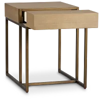 Pasadena Light Tone Rectangular End Table