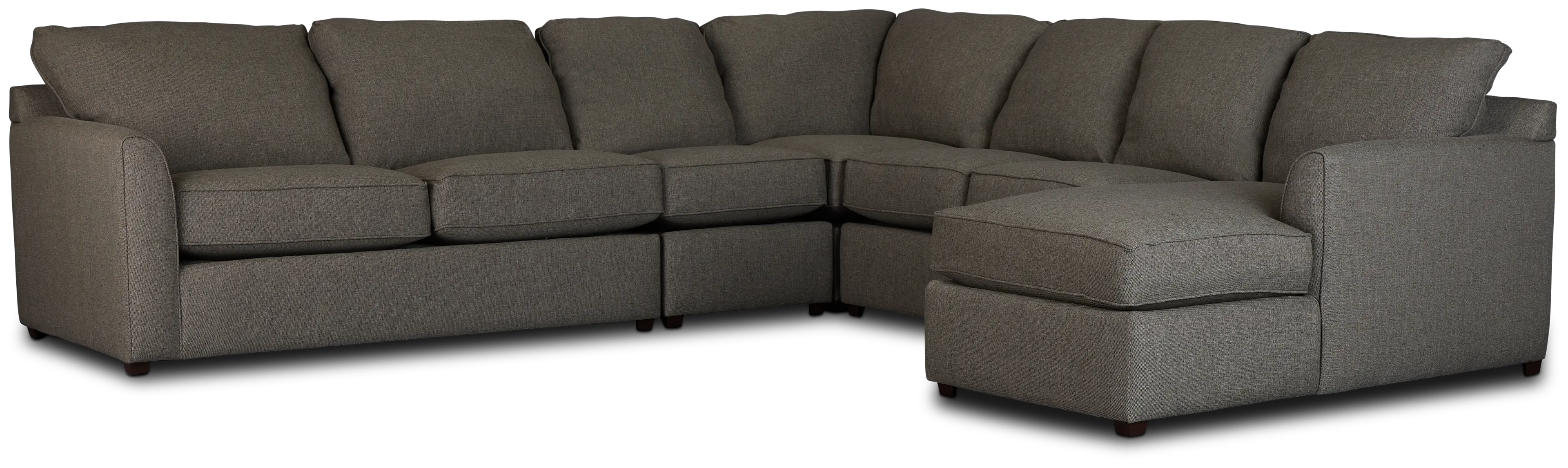 Asheville Brown Fabric Right Chaise Innerspring Sleeper Sectional Asheville Brown Fabric Right Chaise Innerspring Sleeper Sectional