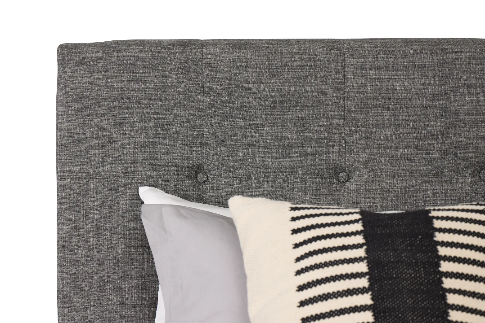 Flagler Gray Uph Panel Bed