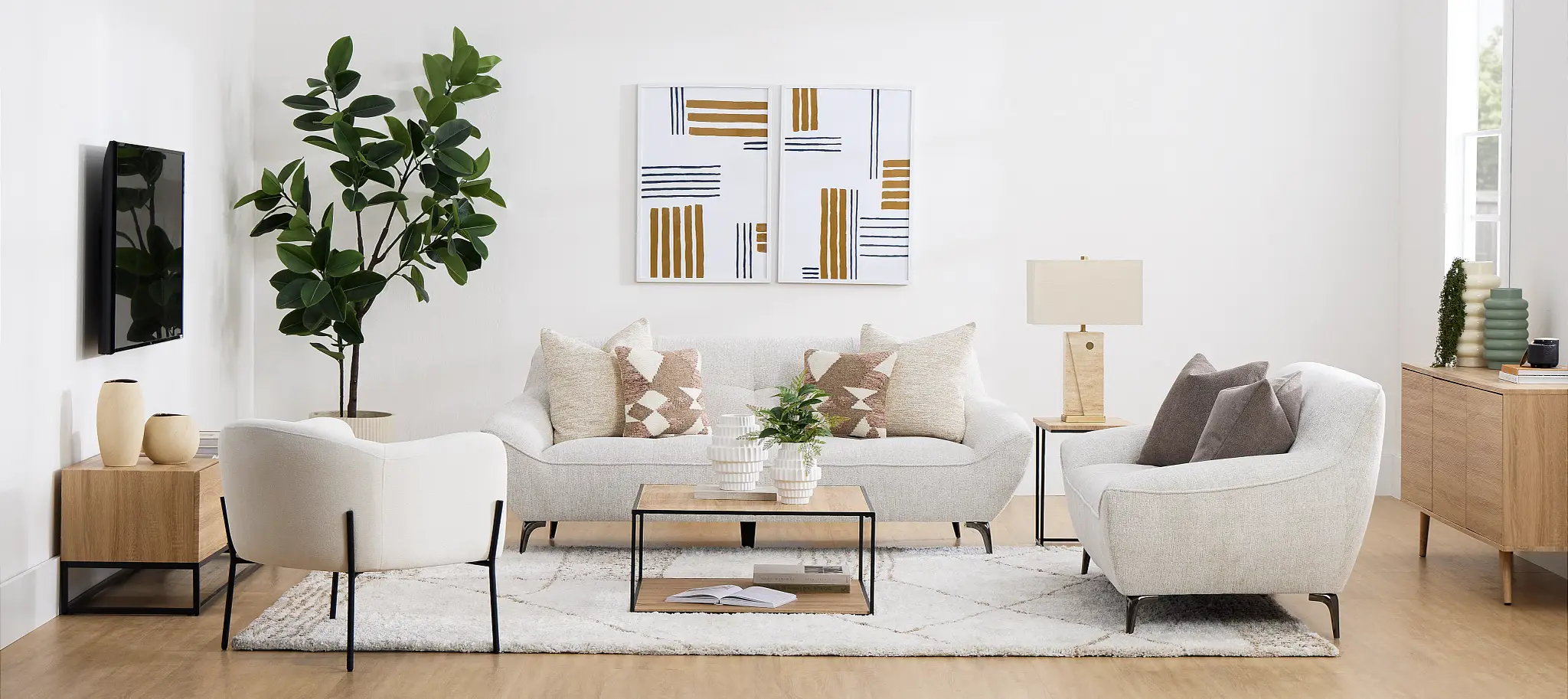 Living Room Trends: Calming Neutrals & Grounding Palettes Living Room Trends: Calming Neutrals & Grounding Palettes