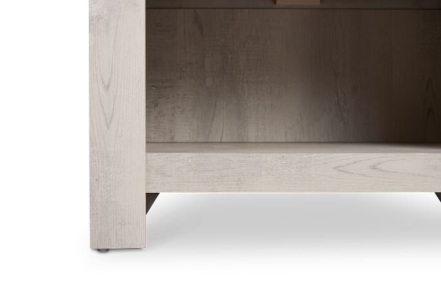 Delray White Nightstand