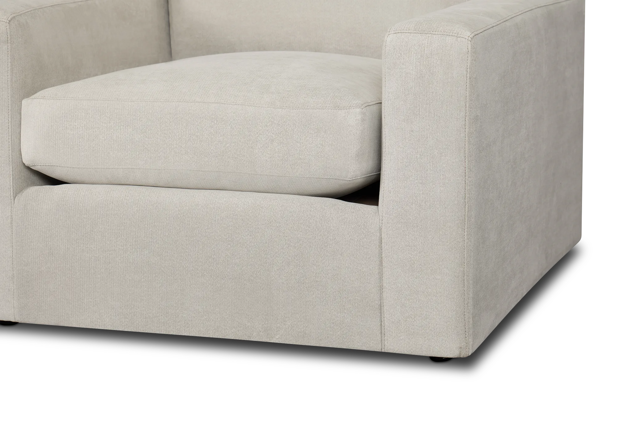 Hudson Gray Fabric Chair
