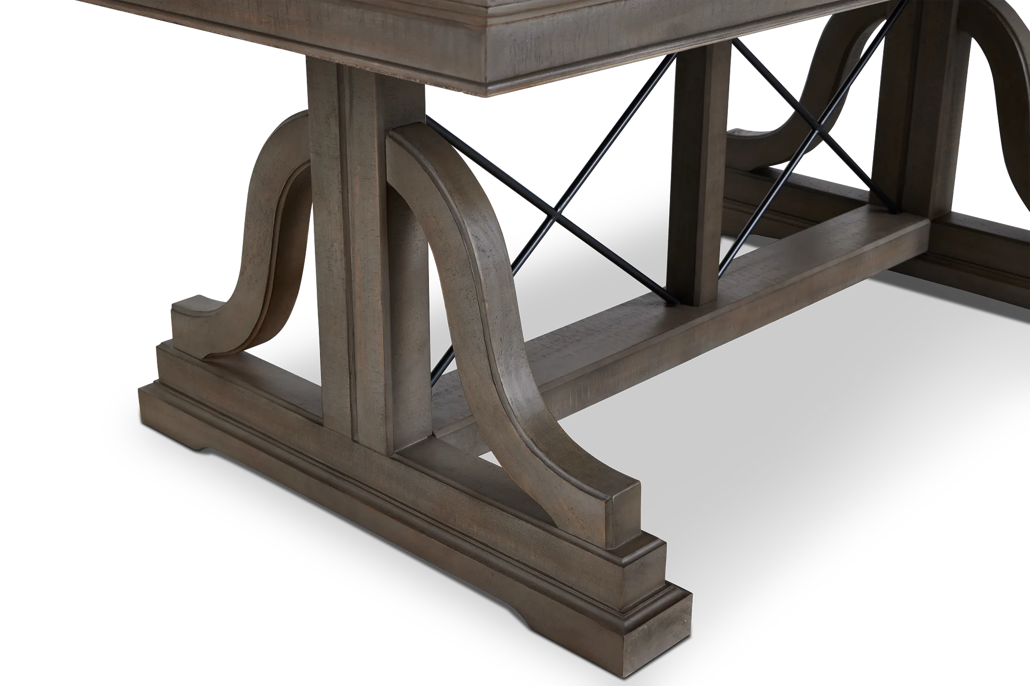Heron Cove Light Tone Trestle Table