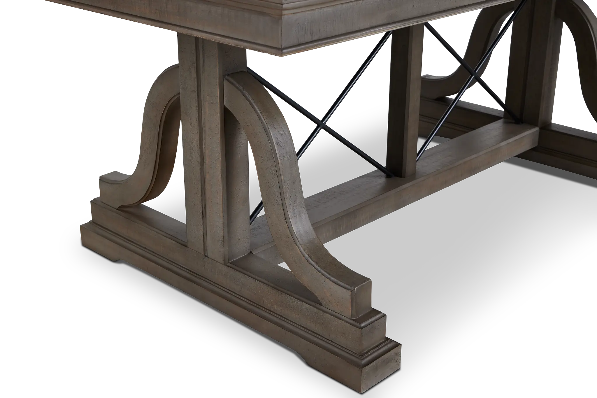 Heron Cove Light Tone Trestle Table Heron Cove Light Tone Trestle Table