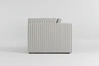 Destin Sea Lane Dark Gray Fabric 3-piece Modular Sofa