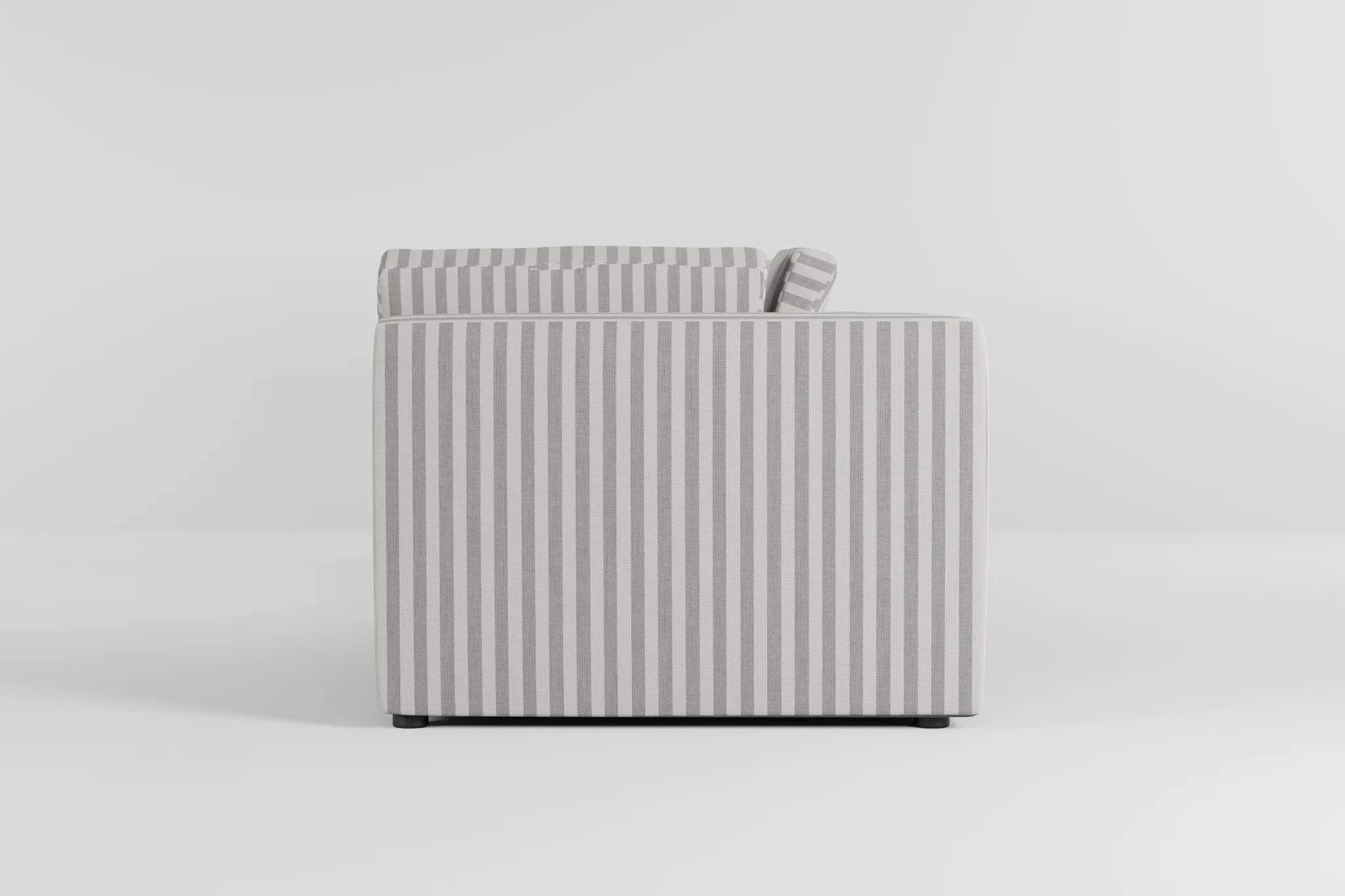 Destin Sea Lane Dark Gray Fabric 3-piece Modular Sofa