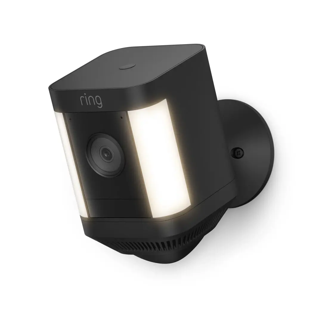 Ring Spotlight Cam Plus Battery Black Outdoor Security Cameras Ring Spotlight Cam Plus Battery Black Outdoor Security Cameras