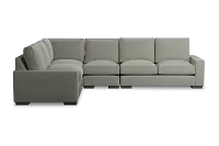 Edgewater Delray Pewter Medium Two-arm Sectional