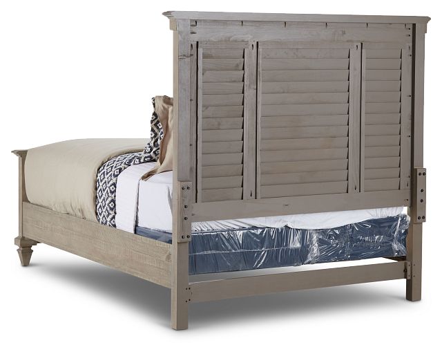 Sonoma Light Tone Panel Bed