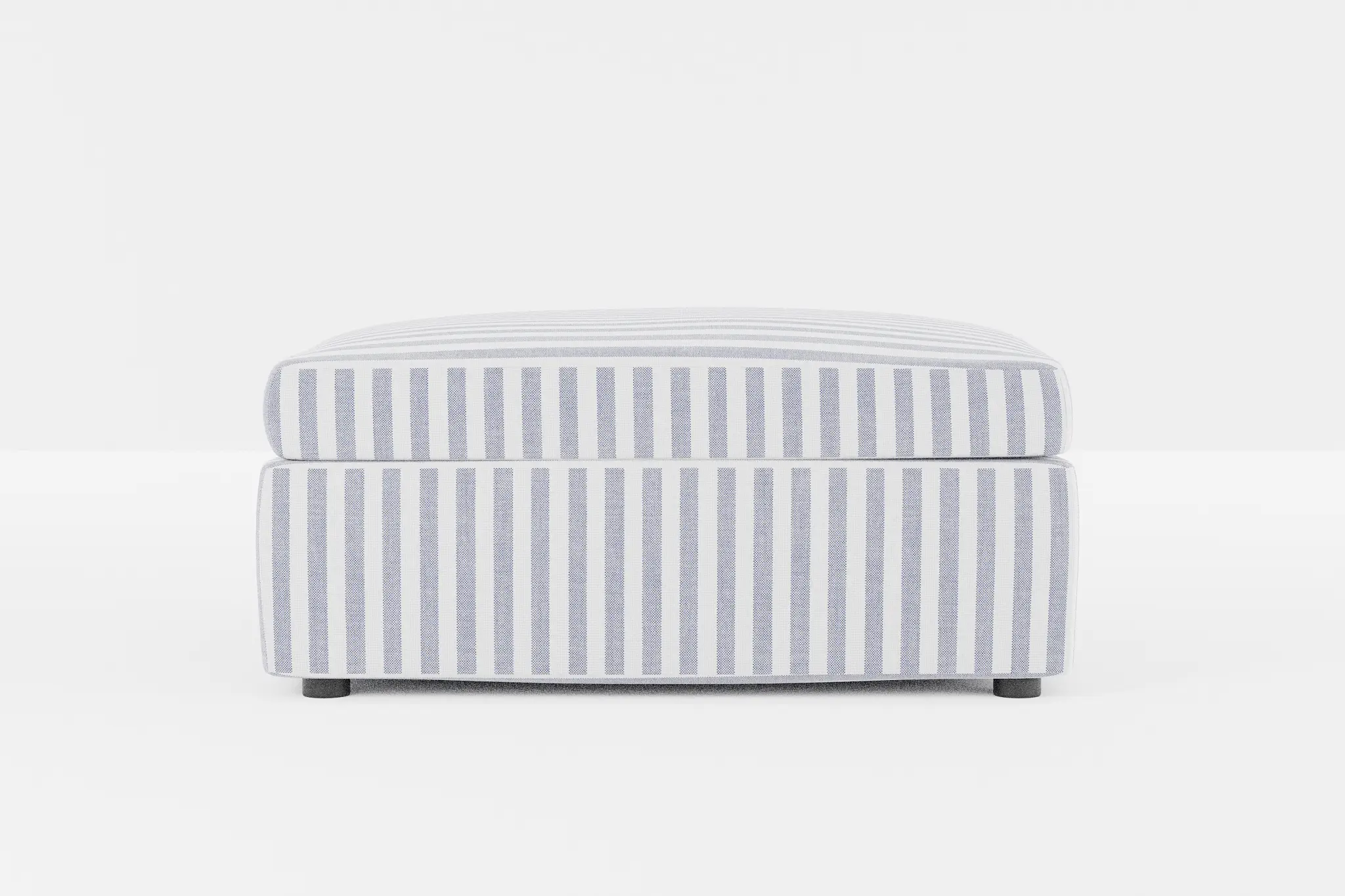 Destin Sea Lane Dark Blue Fabric Cocktail Ottoman Destin Sea Lane Dark Blue Fabric Cocktail Ottoman