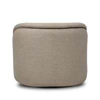 Four Hands Corin Taupe Fabric Swivel Accent Chair