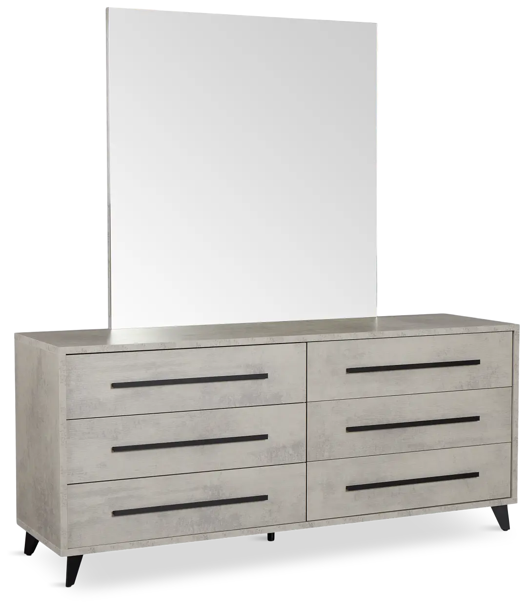 Pomona Gray Dresser & Mirror Pomona Gray Dresser & Mirror