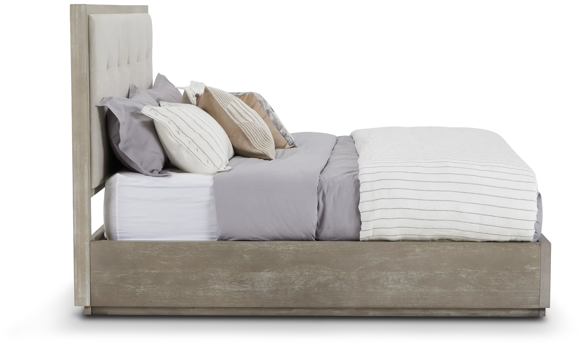 Madden Light Tone Wood Platform Storage Bed Madden Light Tone Wood Platform Storage Bed