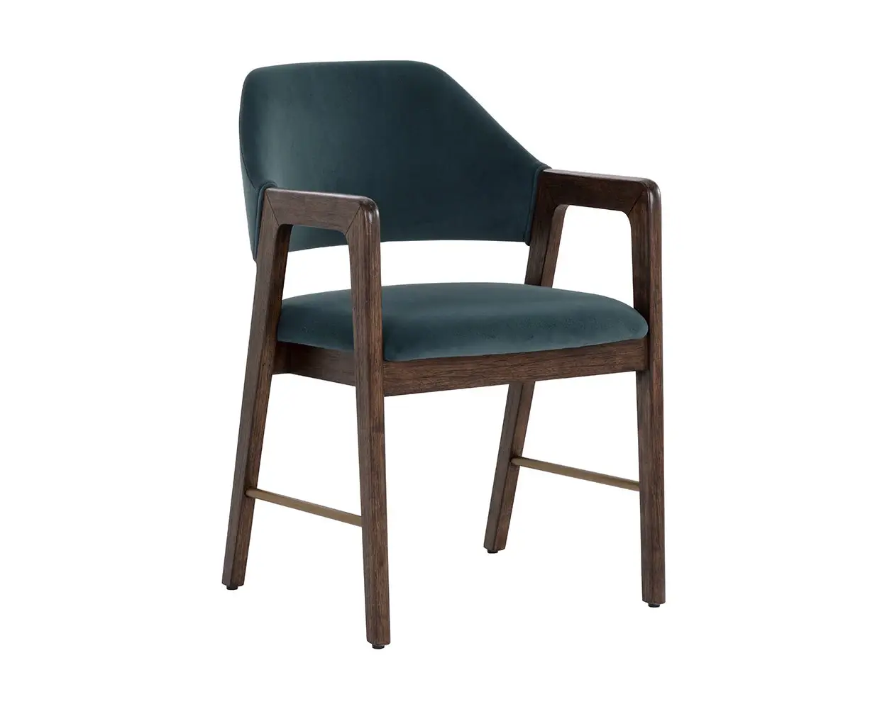 Shelli Dark Blue Upholstered Arm Chair Shelli Dark Blue Upholstered Arm Chair