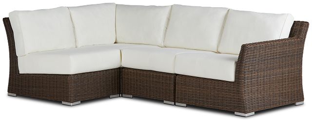Southport White Right 4-piece Modular Sectional (0)