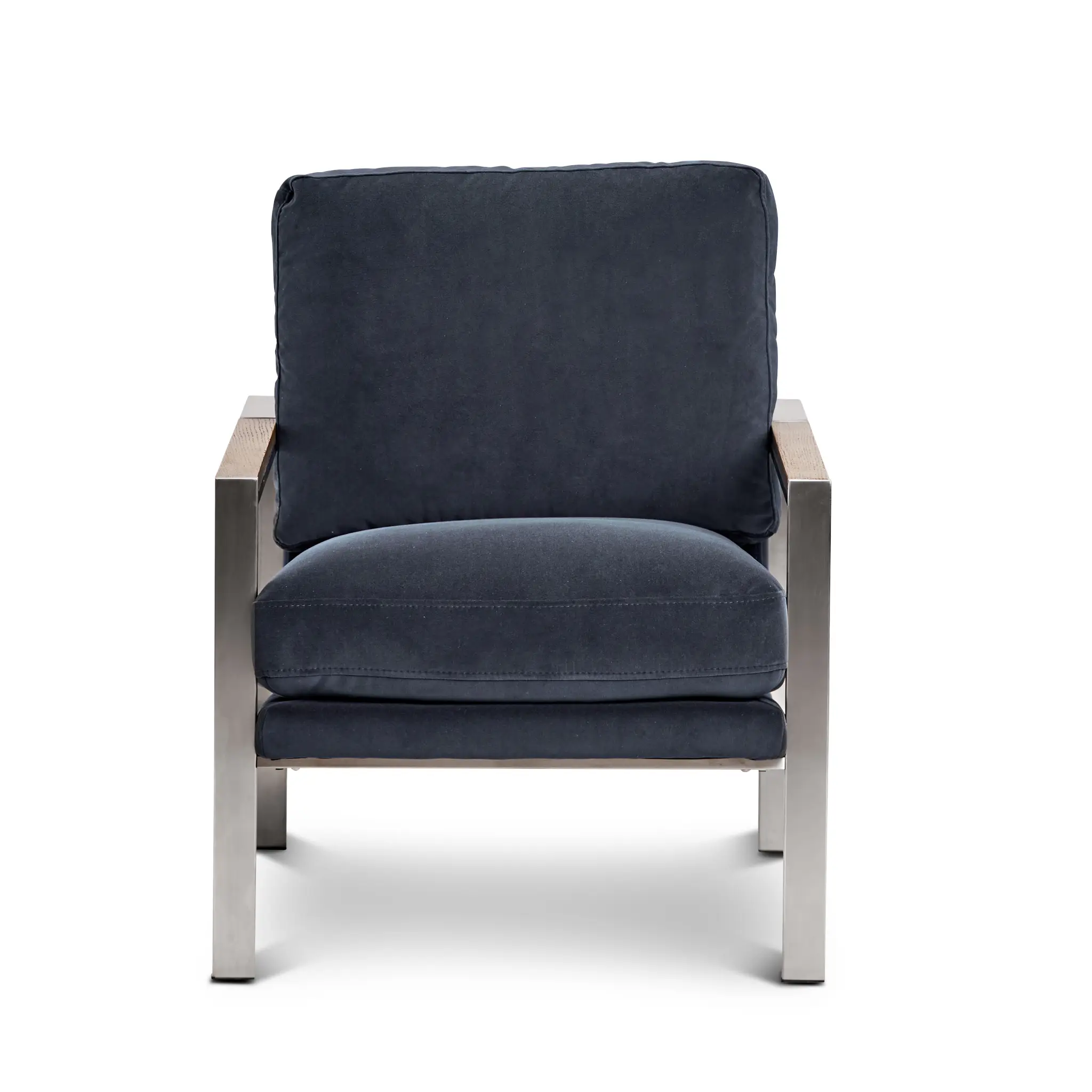 Wyatt Dark Gray Velvet Accent Chair Wyatt Dark Gray Velvet Accent Chair