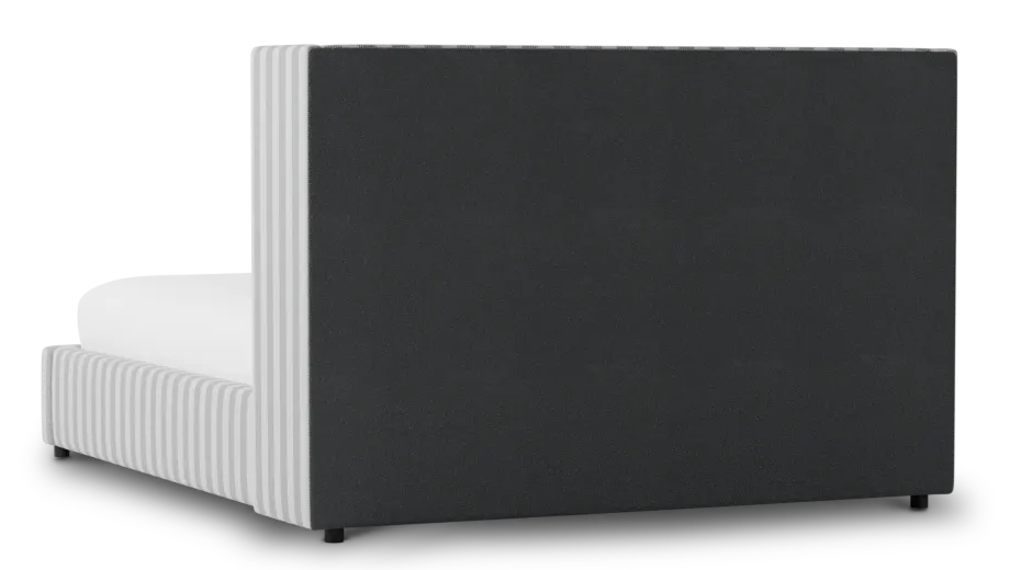 Captiva Sea Lane Light Gray 48" Upholstered Shelter Bed