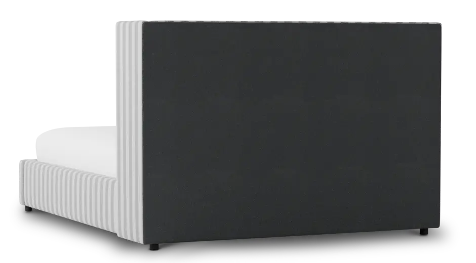 Captiva Sea Lane Light Gray 48" Upholstered Shelter Bed Captiva Sea Lane Light Gray 48" Upholstered Shelter Bed