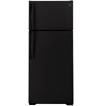 Ge 18 Series Black Top Freezer Refrigerator