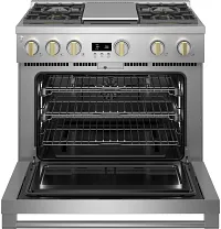 Monogram 364 Series Stainless Steel 36" Gas Range