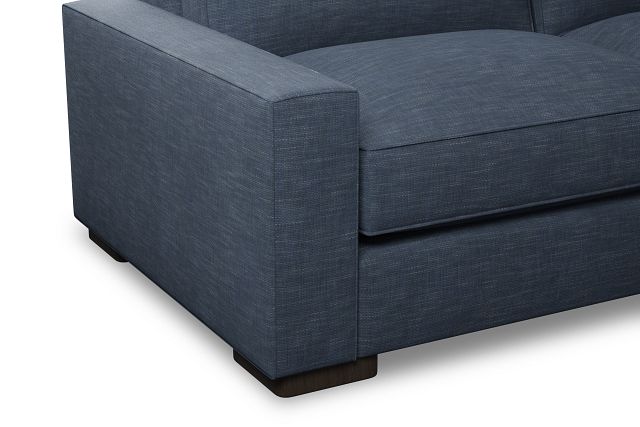 Edgewater Elevation Dark Blue 84" Sofa W/ 2 Cushions